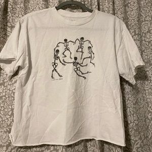 Brandy Melville (John Galt) skeleton tee